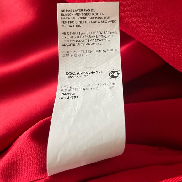 Dolce & Gabbana Red Sleeveless Sheath Dress - Picture 12 of 12